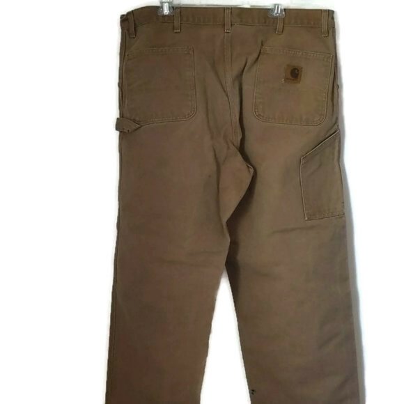 Carhartt Men's Size 42x34 Made in USA 100% Cotton Work Pants - Picture 12 of 13